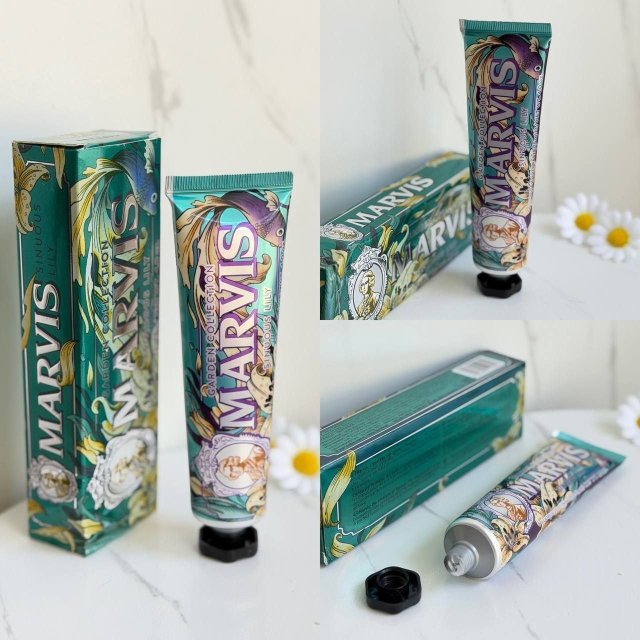 خمیر دندان مارویس MARVIS مدل SINUOUS LILY اورجینال