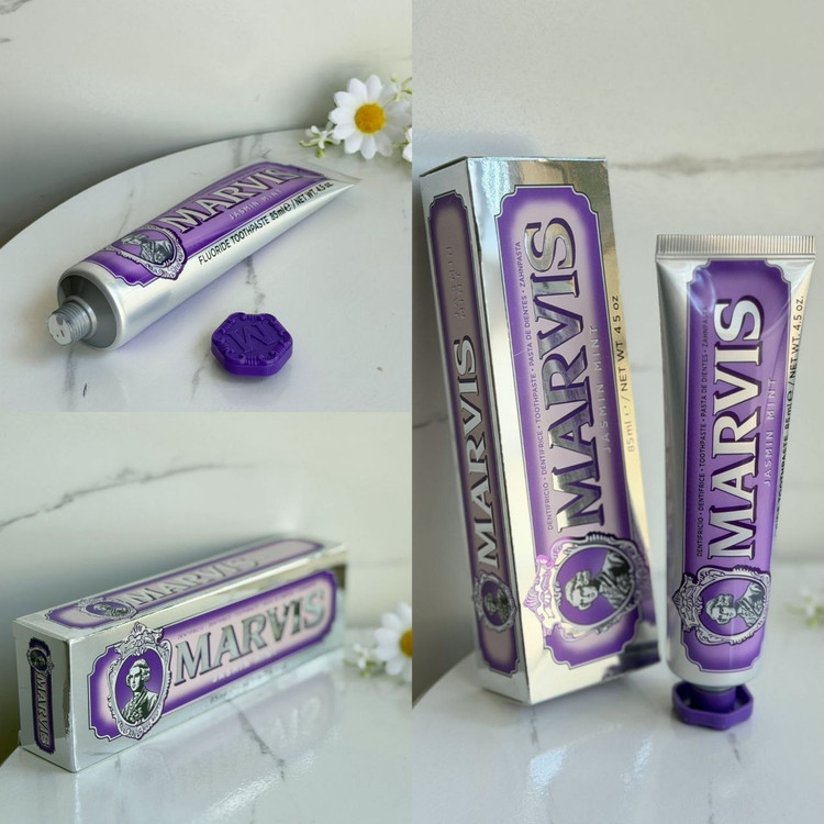 خمیردندان مارویس بنفش MARVIS JASMIN MINT اورجینال