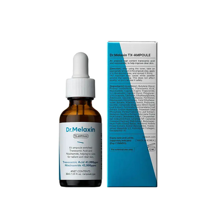 سرم ترانگزامیک اسید دکتر ملاکسین Dr. Melaxin TX Ampoule ضدلک و روشنکننده